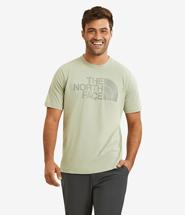 Camiseta Masculina Half Dom Tea Green Verde The North Face
