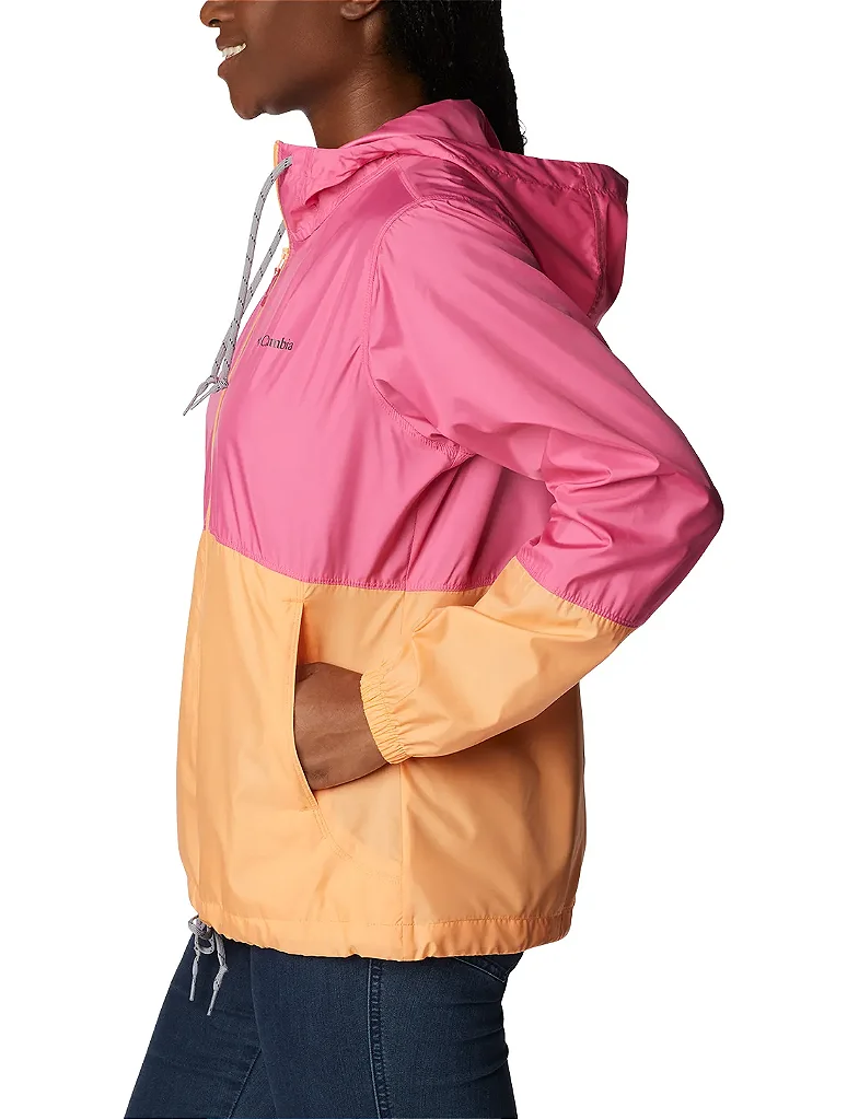 Jaqueta Columbia Feminina Flash Forward Windbreaker Rosa/Laranja - PRO  OUTDOOR