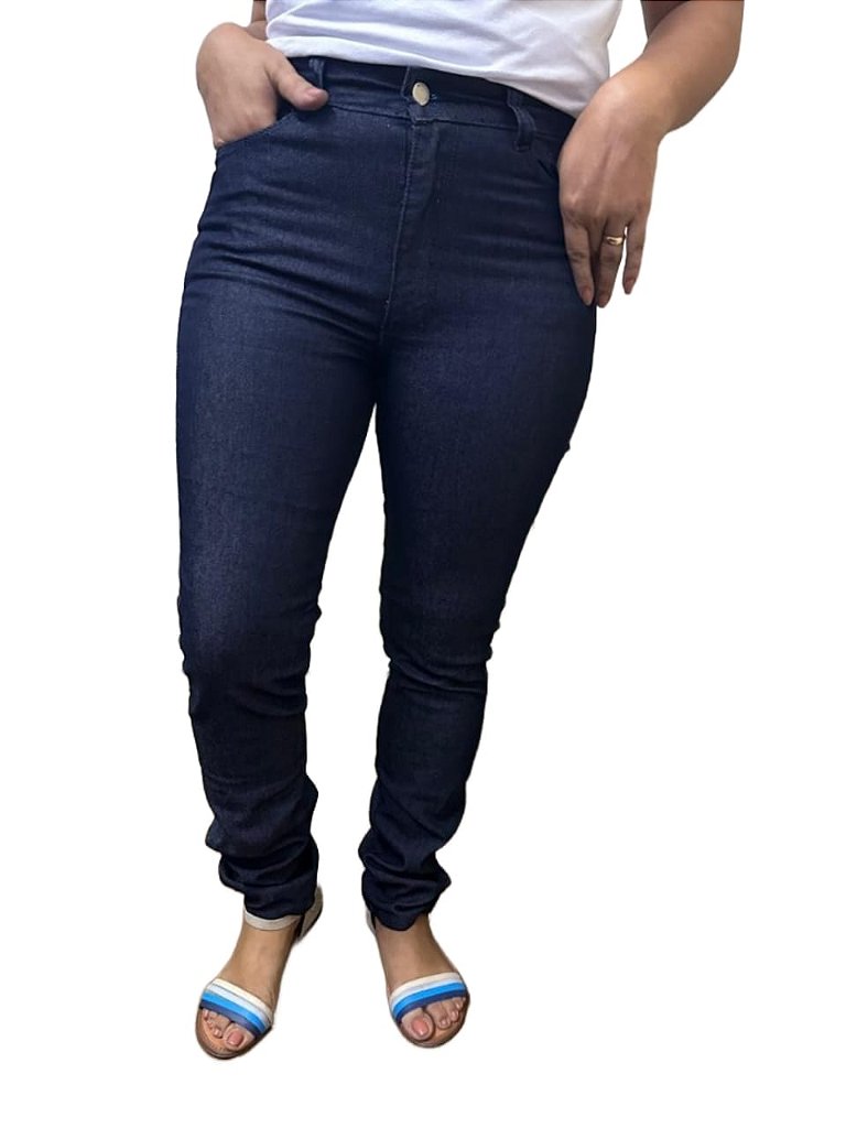Calça Feminina Jeans strech Básica Trabalho 36 ao 58 2000