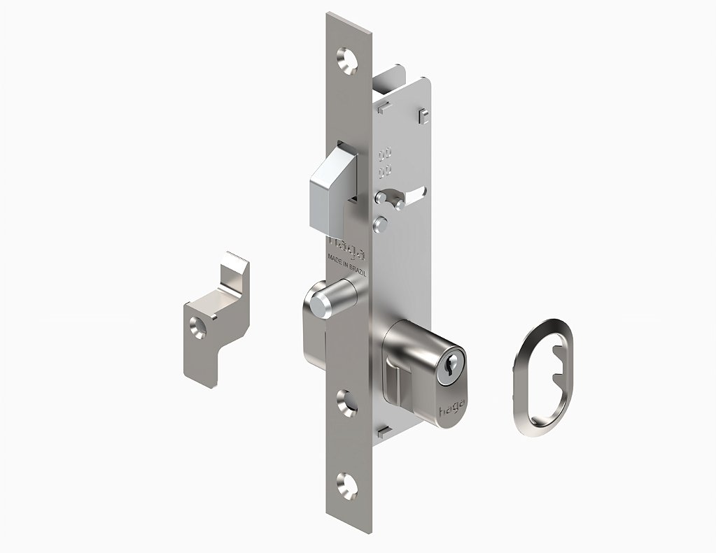 Fechadura HAGA - Suprema C/ ContraTrinco - Externa - 26133B