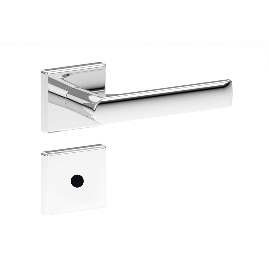 Fechadura HAGA - Lund - Roseta 520 - Banheiro - 22429B - Fullmetal