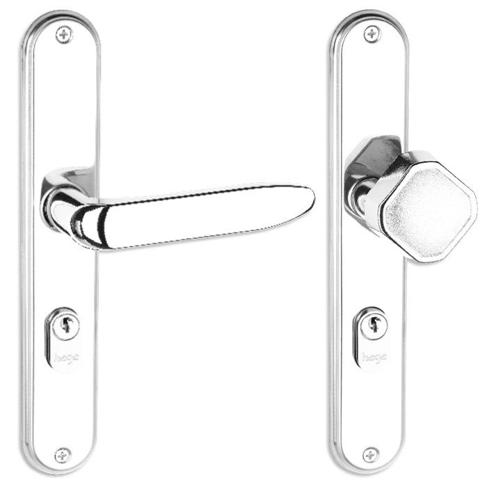 Fechadura HAGA - Turin - Maçaneta 80/44 - Externa - 1502B