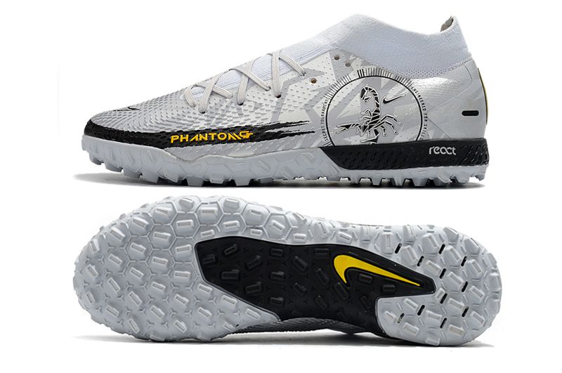 chuteira society nike react phantom gt pro tf