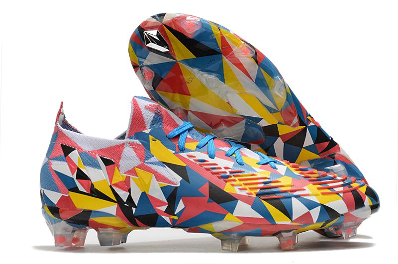 Multi color sales football cleats