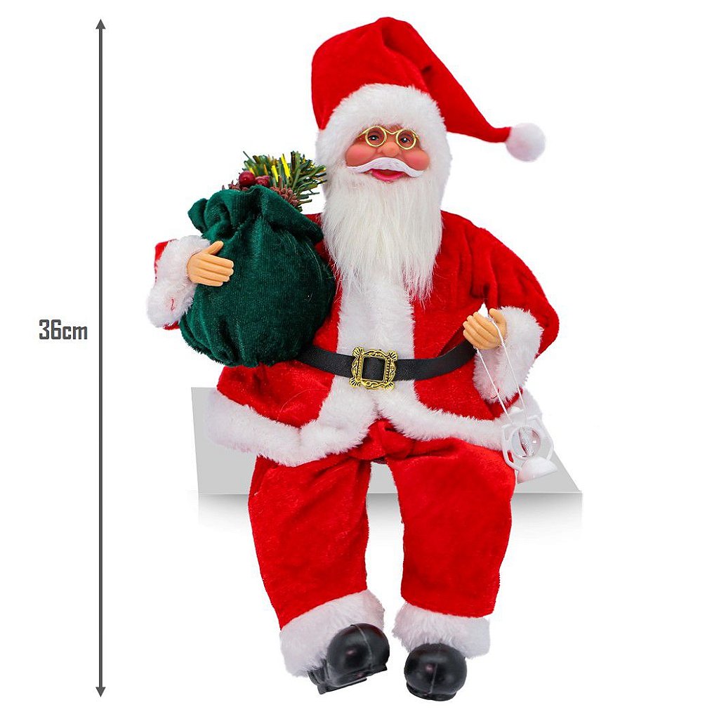 Jogo Papai Noel e Boneco de Neve Pelúcia Scoth Sentado Xadrez Verde e  Vermelho 36cm - Magizi - Mundial Casa e Presentes