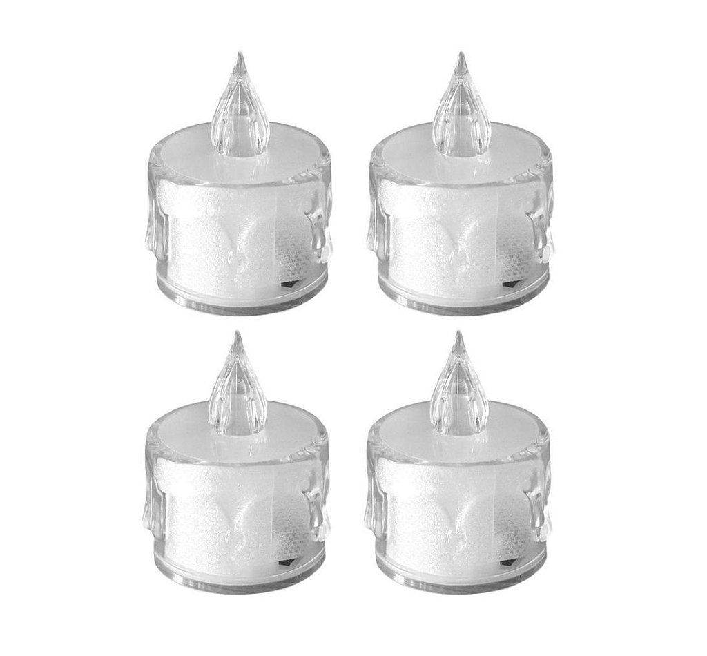 Velas Decorativas 4 Peças Monaliza Import - WebContinental