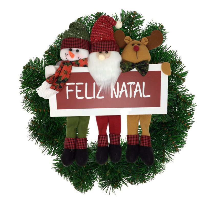 Conjunto de 2 tapetes de cozinha Feliz Natal boneco de neve