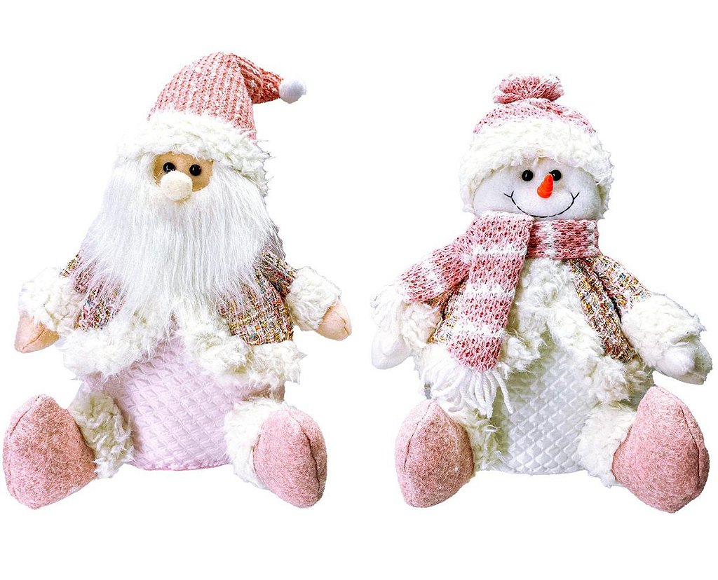 Jogo Papai Noel e Boneco de Neve Pelúcia Scoth Sentado Xadrez Verde e  Vermelho 36cm - Magizi - Mundial Casa e Presentes