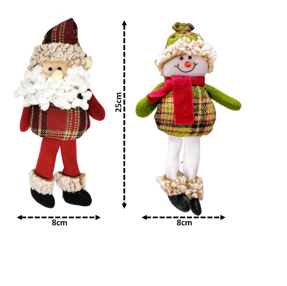 Jogo Papai Noel e Boneco de Neve Pelúcia Scoth Sentado Xadrez Verde e  Vermelho 36cm - Magizi em Promoção na Americanas