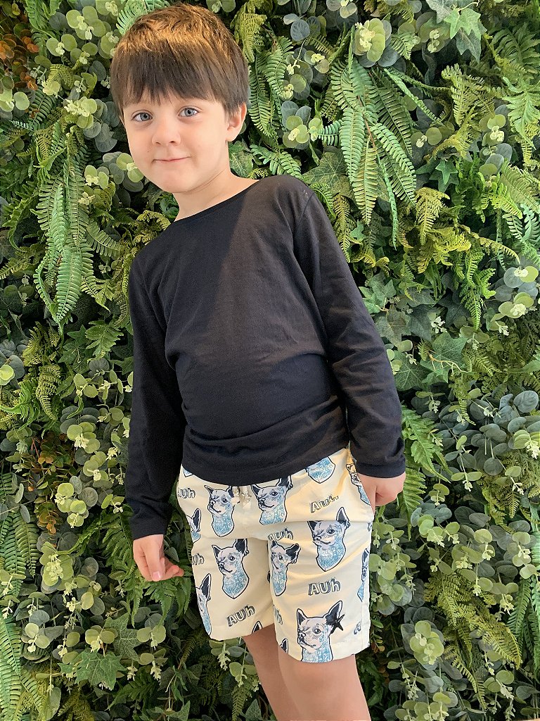 shorts praia infantil