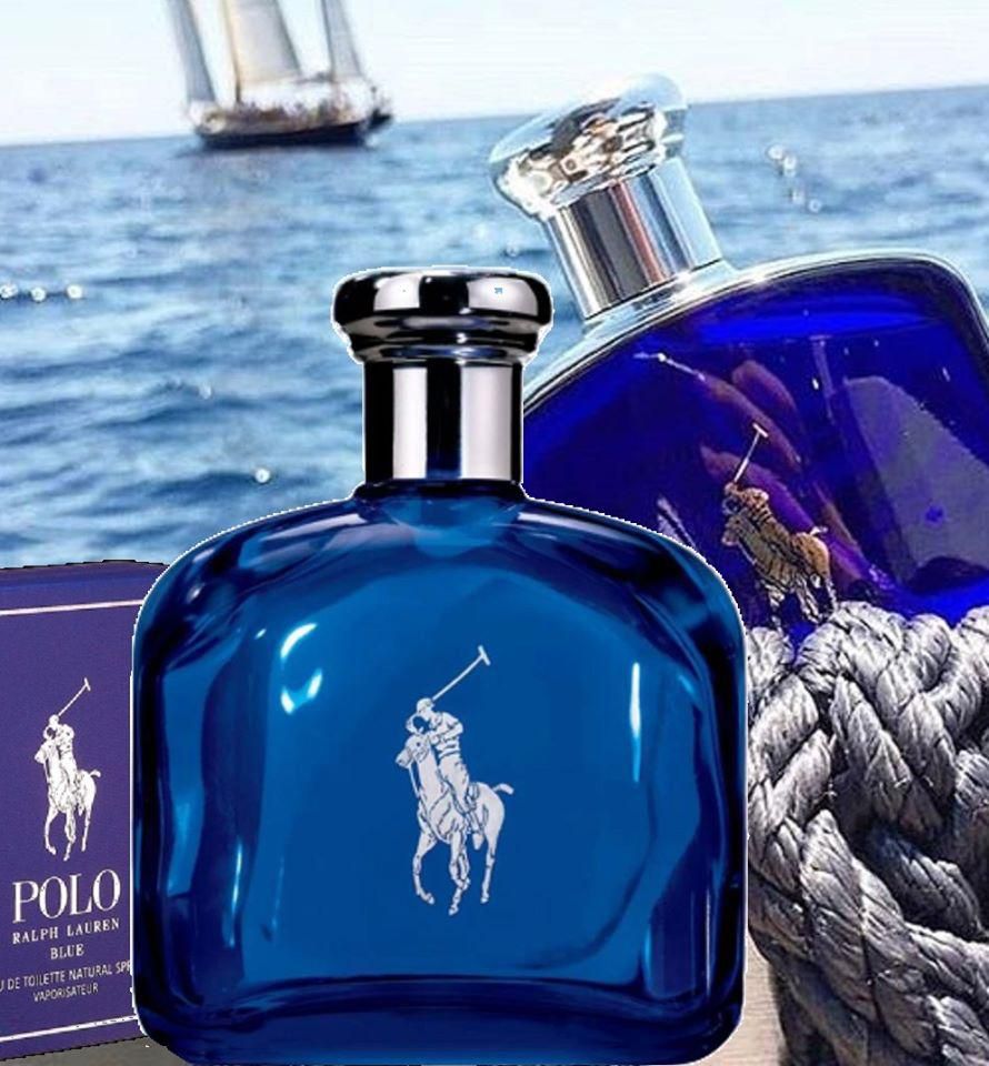 PERFUME RALPH LAUREN POLO BLUE MASCULINO EAU DE TOILETTE - Champ's Store