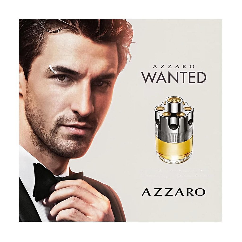 PERFUME AZZARO WANTED MASCULINO EAU DE TOILETTE - Champ's Store