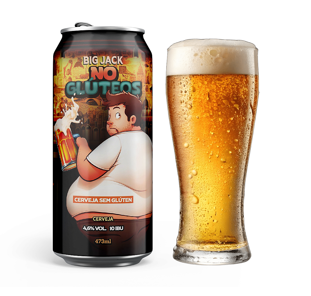 Cerveja Big Jack Sem Glúten No Glúteos 473ml - Big Jack Brew Shop