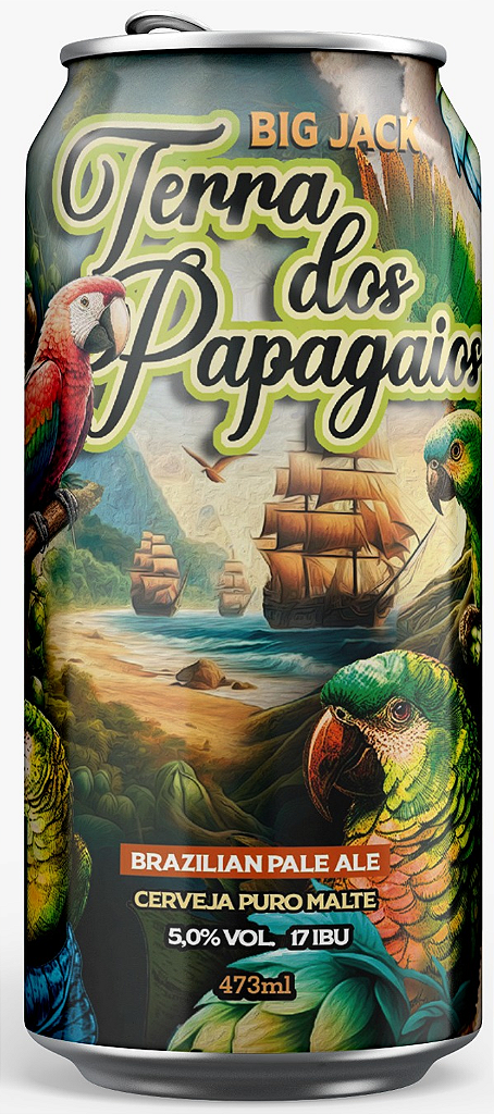 Cerveja Big Jack Brazilian Pale Ale Terra dos Papagaios 473ml