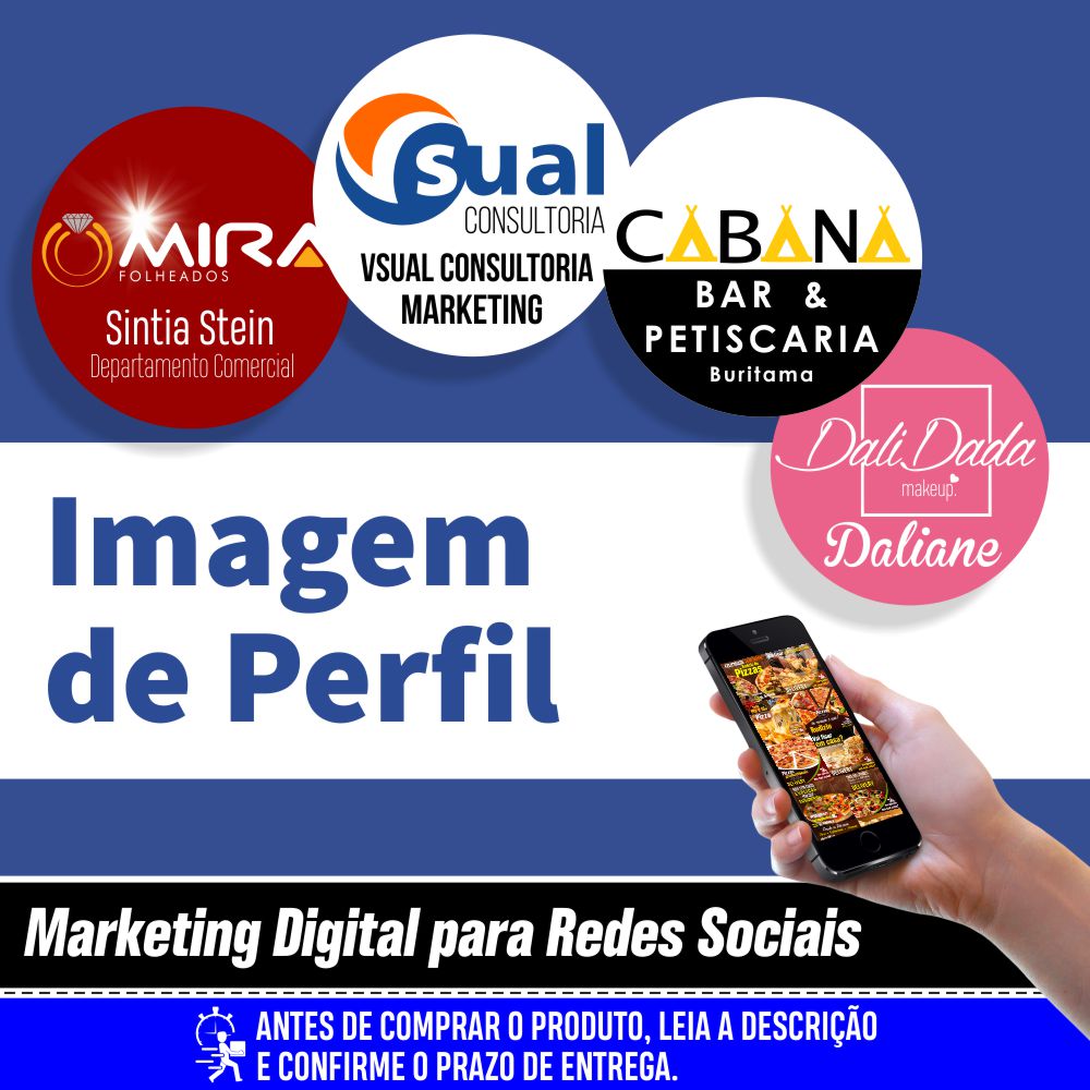 Marketing para Redes Sociais Imagem de Perfil Post e Banner do Topo