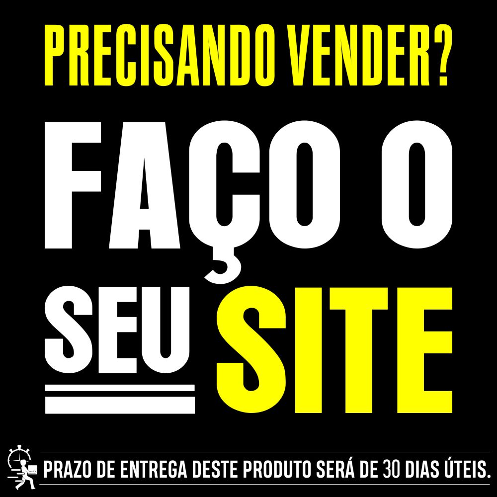 Site E-Commerce Site para Vendas Criação e Configuração 