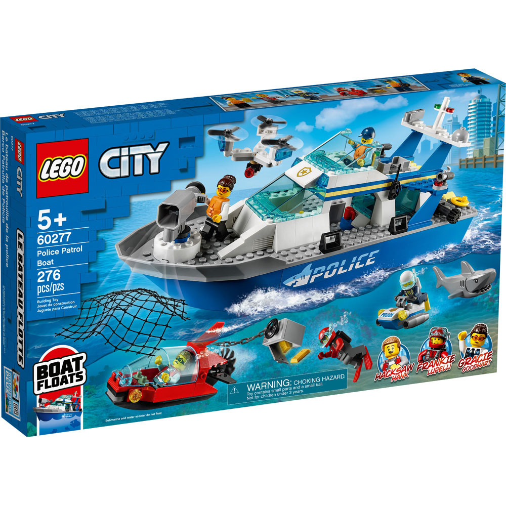マーチン様 Lego City Barco da Patrulha da Polícia 60277 276pcs - Datez