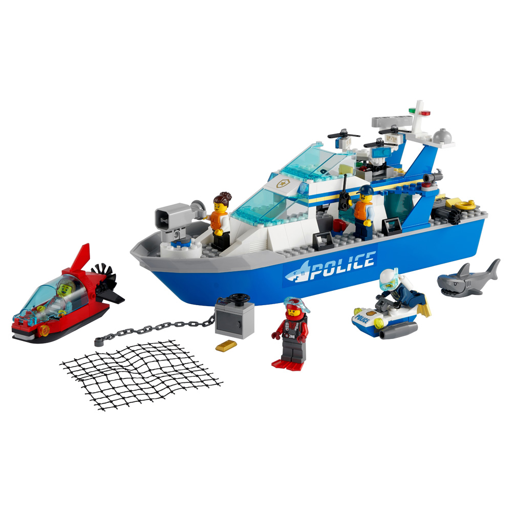 マーチン様 Lego City Barco da Patrulha da Polícia 60277 276pcs - Datez