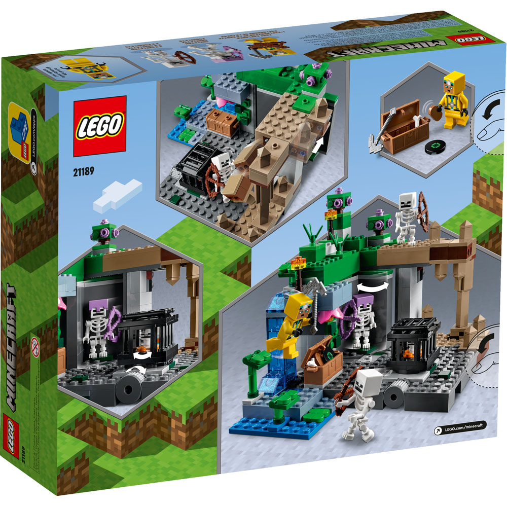 メダル Lego Minecraft A Masmorra dos Esqueletos 21189 364pcs - Datez