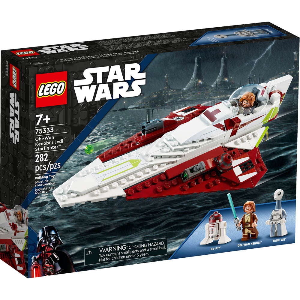 Lego Star Wars Caca Estelar Jedi Obiwan Kenobi 75333 282pcs - Datez