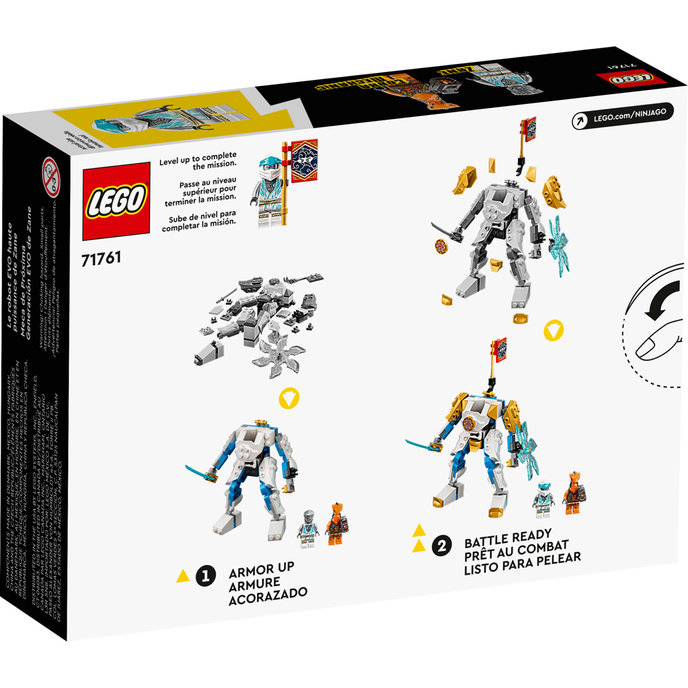 Lego NINJAGO Robô Power Up EVO do Zane 71761 95pcs - Datez