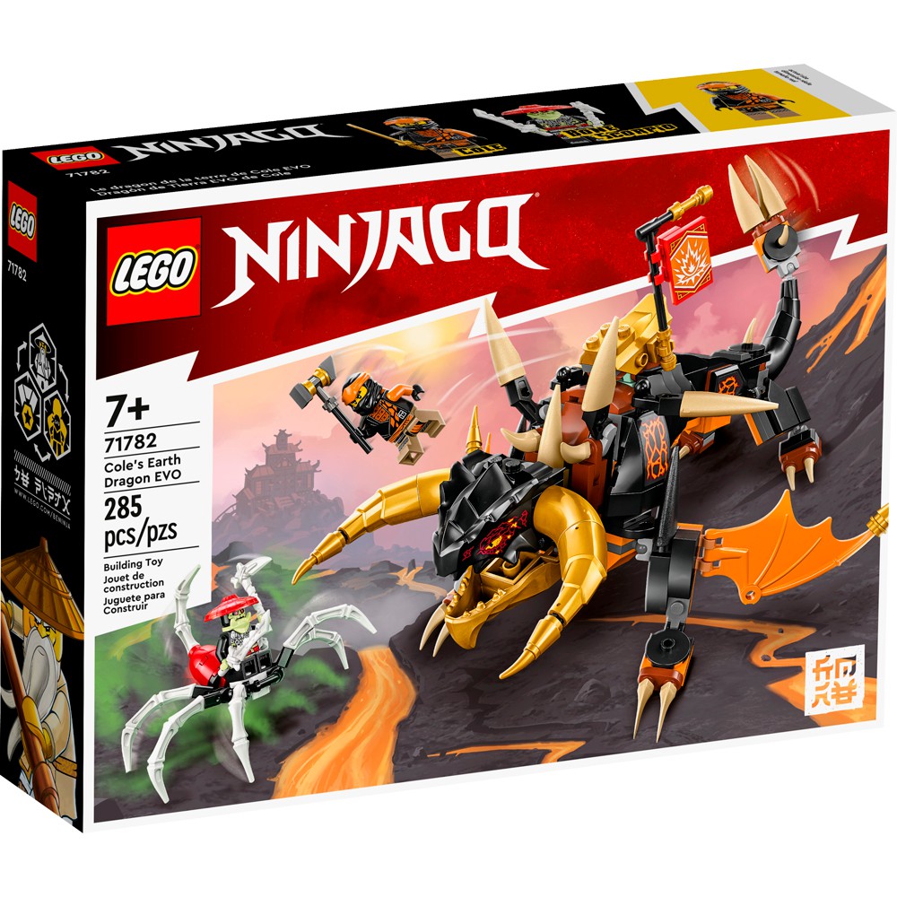 Lego Ninjago Dragao De Terra Evo Do Cole 71782 285pcs - Datez