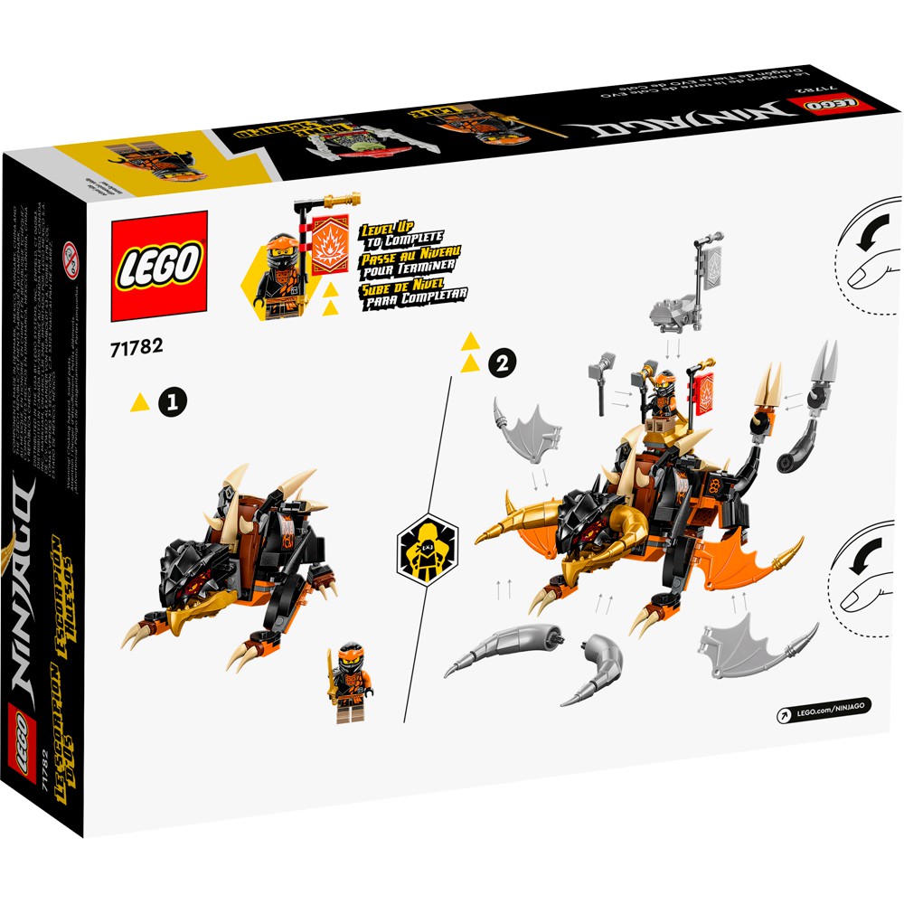 Lego Ninjago Dragao De Terra Evo Do Cole 71782 285pcs - Datez