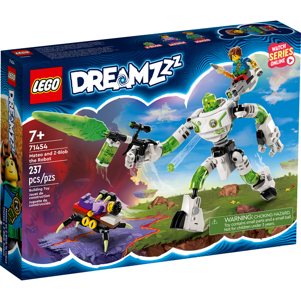 Lego Dreamzzz Mateo e Z-Blob o Robo 71454 237pcs - Datez