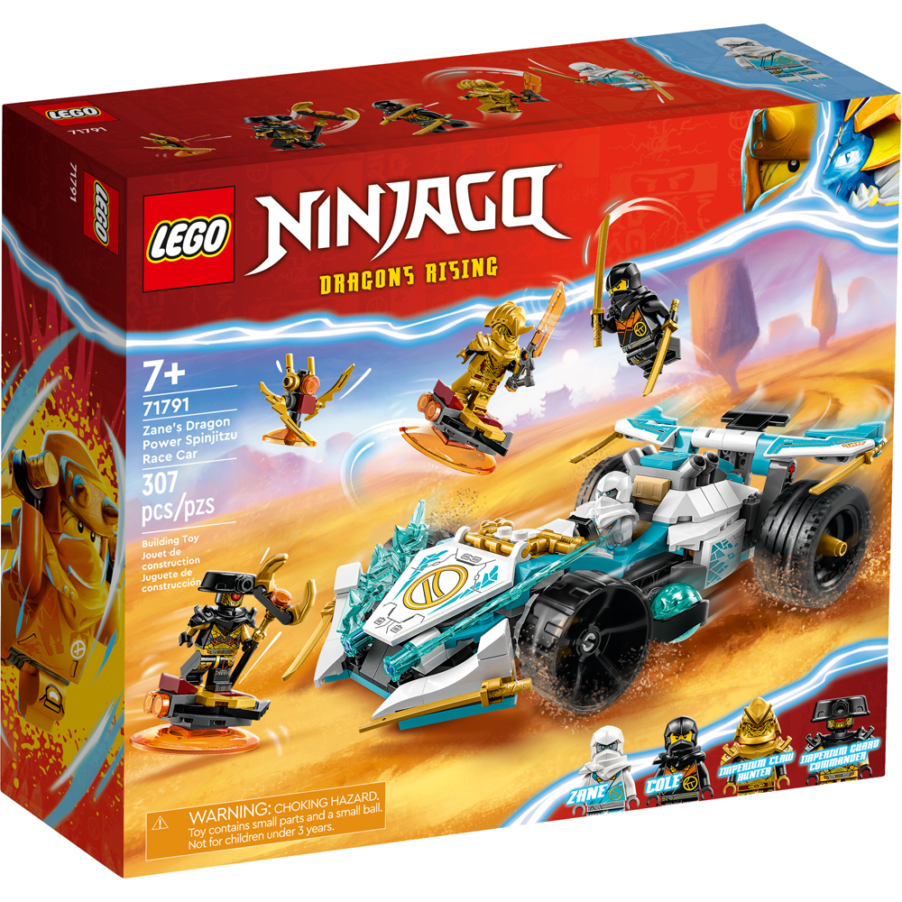 Lego Ninjago Carro Spinjitzu Poder Dragao Zane 71791 307pcs - Datez