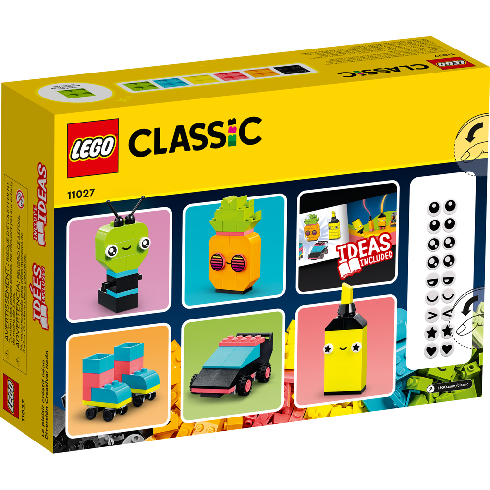 Lego Classic Diversão Neon Criativa 11027 com 333pcs - Datez