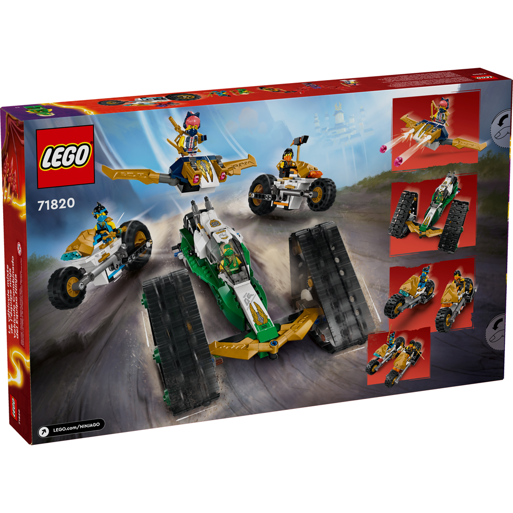Lego Ninjago Veículo da Equipe Ninja 71820 com 576pcs - Datez