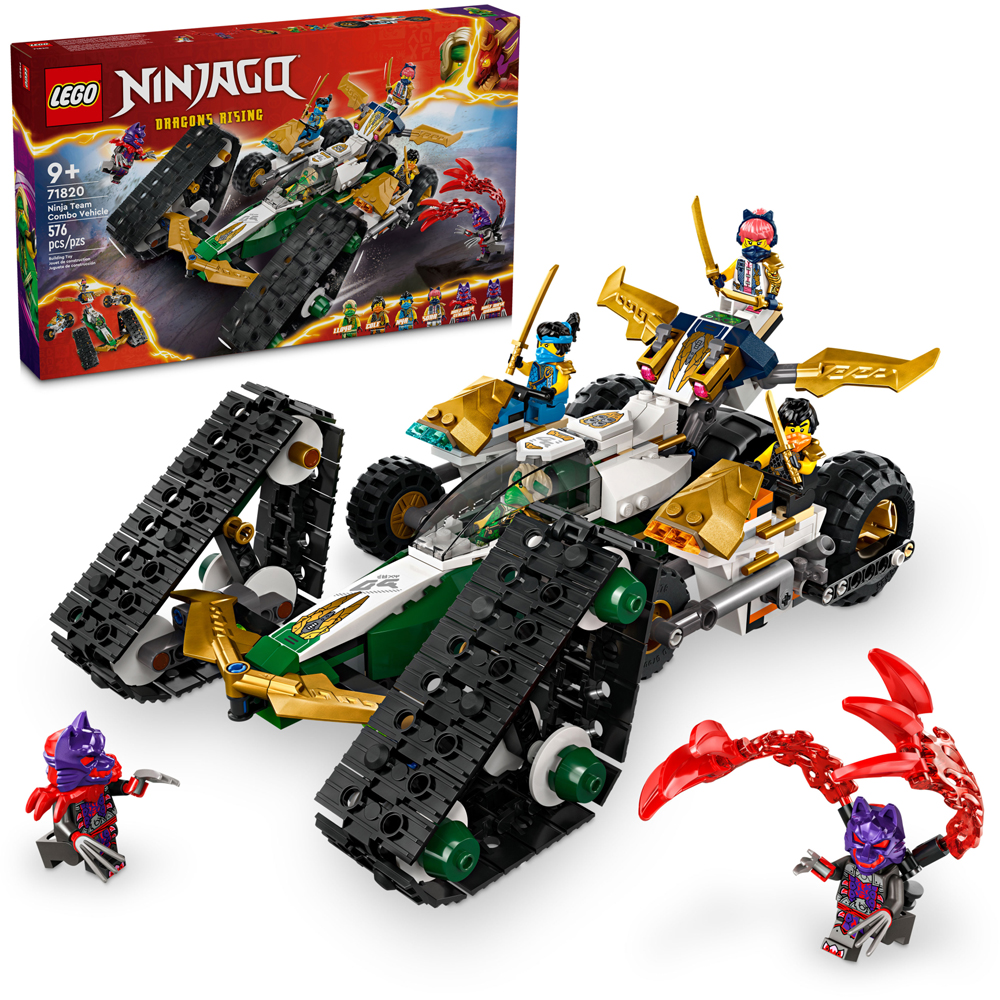 Lego Ninjago Veículo da Equipe Ninja 71820 com 576pcs - Datez