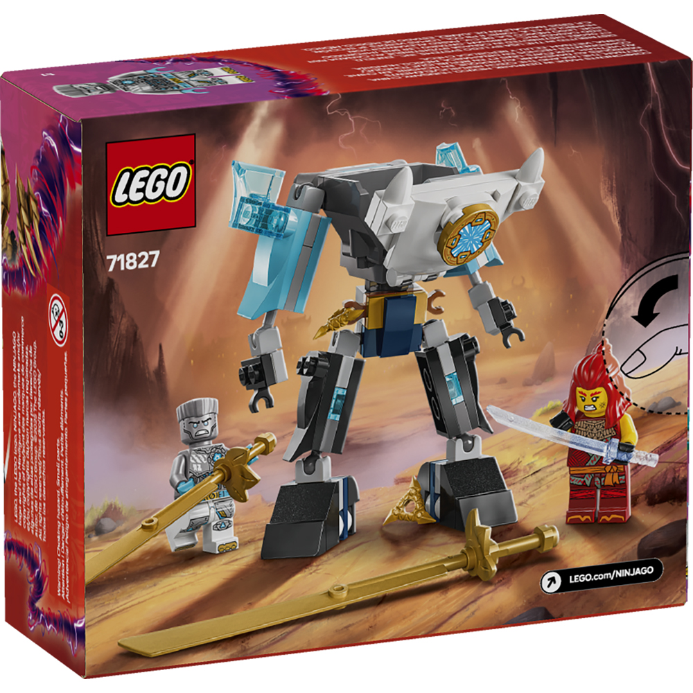 Lego Ninjago Traje Battle Robot Zane 71827 com 92pcs - Datez