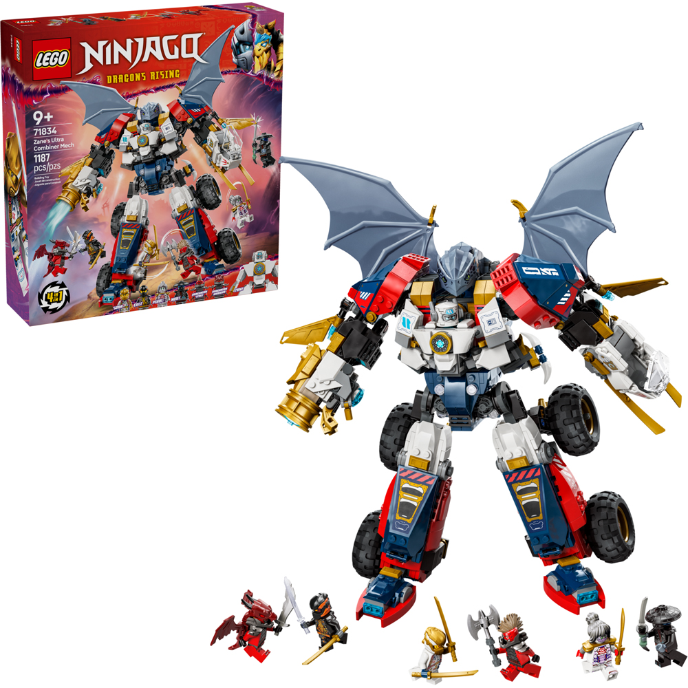 Lego Ninjago Robo Combinado do Zane 71834 com 1187pcs - Datez