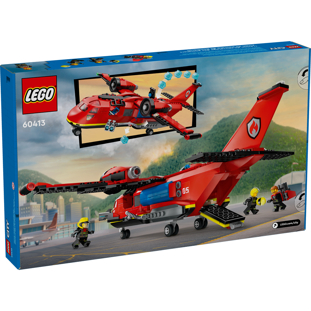 Lego City Avião dos Bombeiros 60413 com 478pcs - Datez