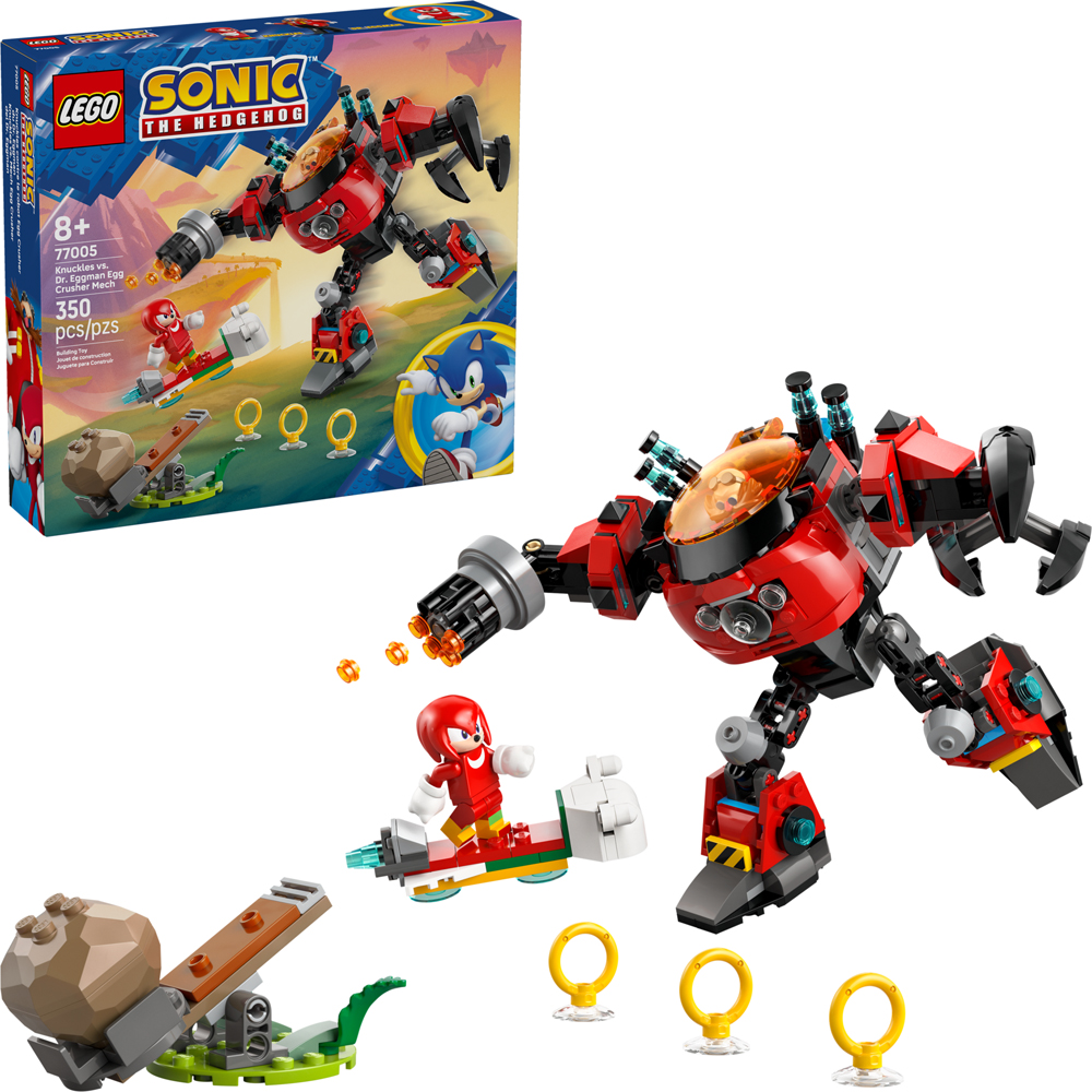 Lego Sonic Knuckles vs Robo Crusher 77005 com 350pcs - Datez
