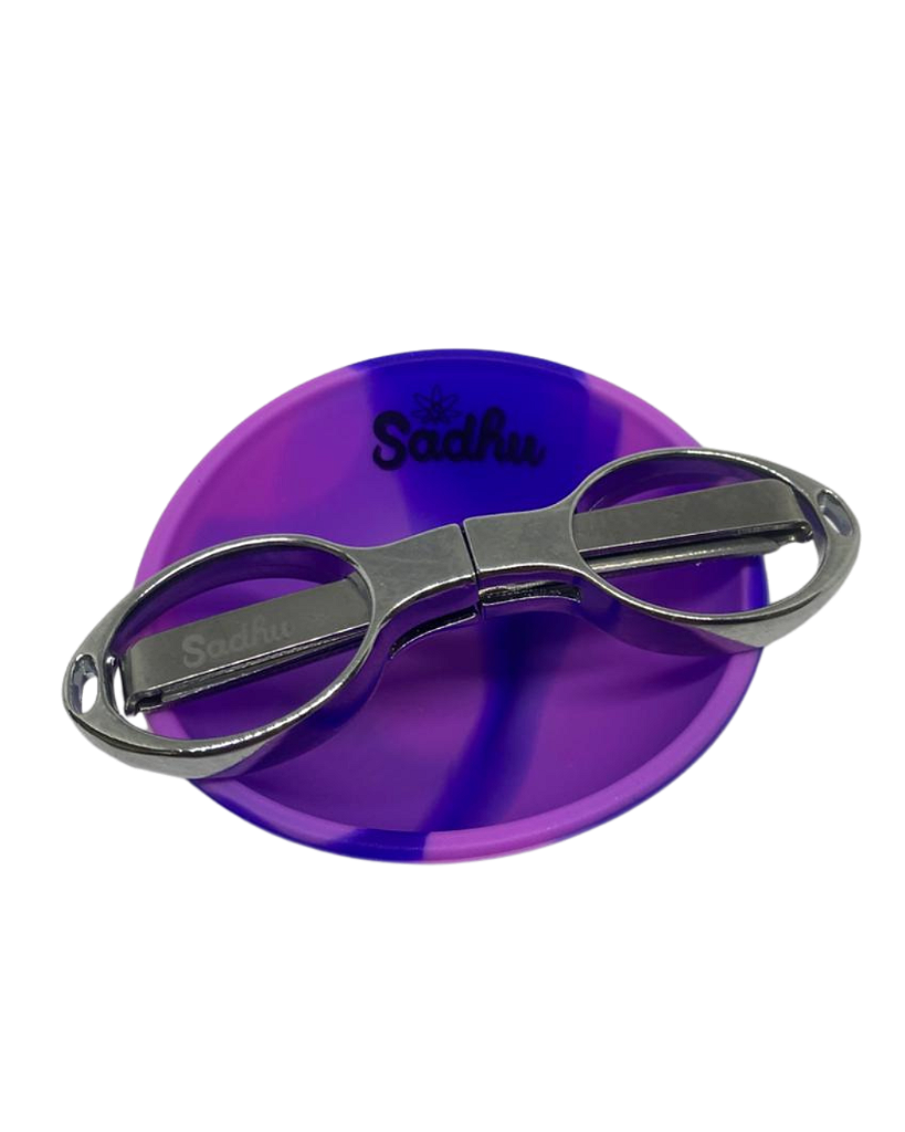 Kit Sadhu Tes. Metal dobrável + Cuia - Braza Headshop - Delivery