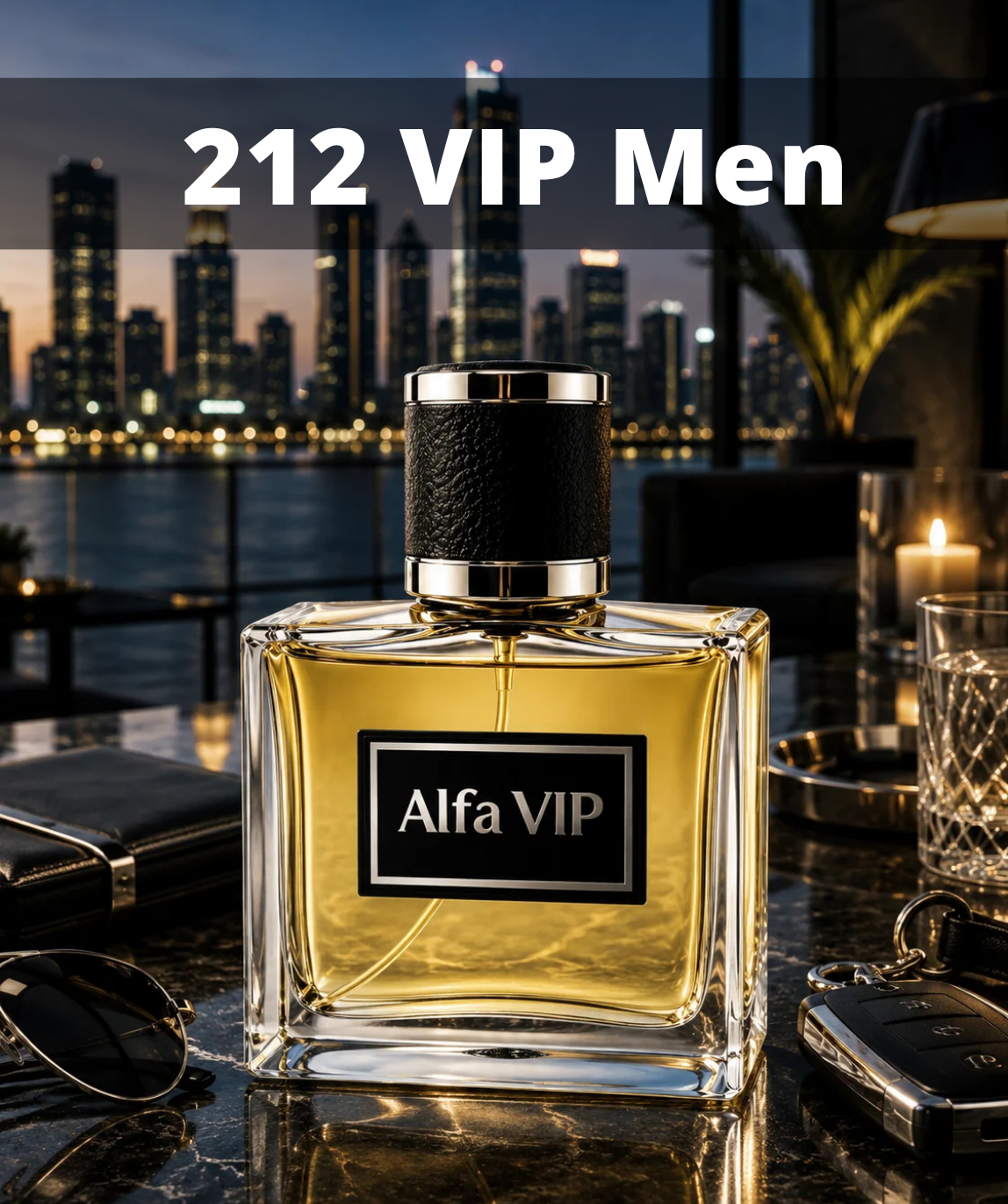 Perfume Contratipo Inspirado no 212 VIP Men Alfa VIP Z595 zullit