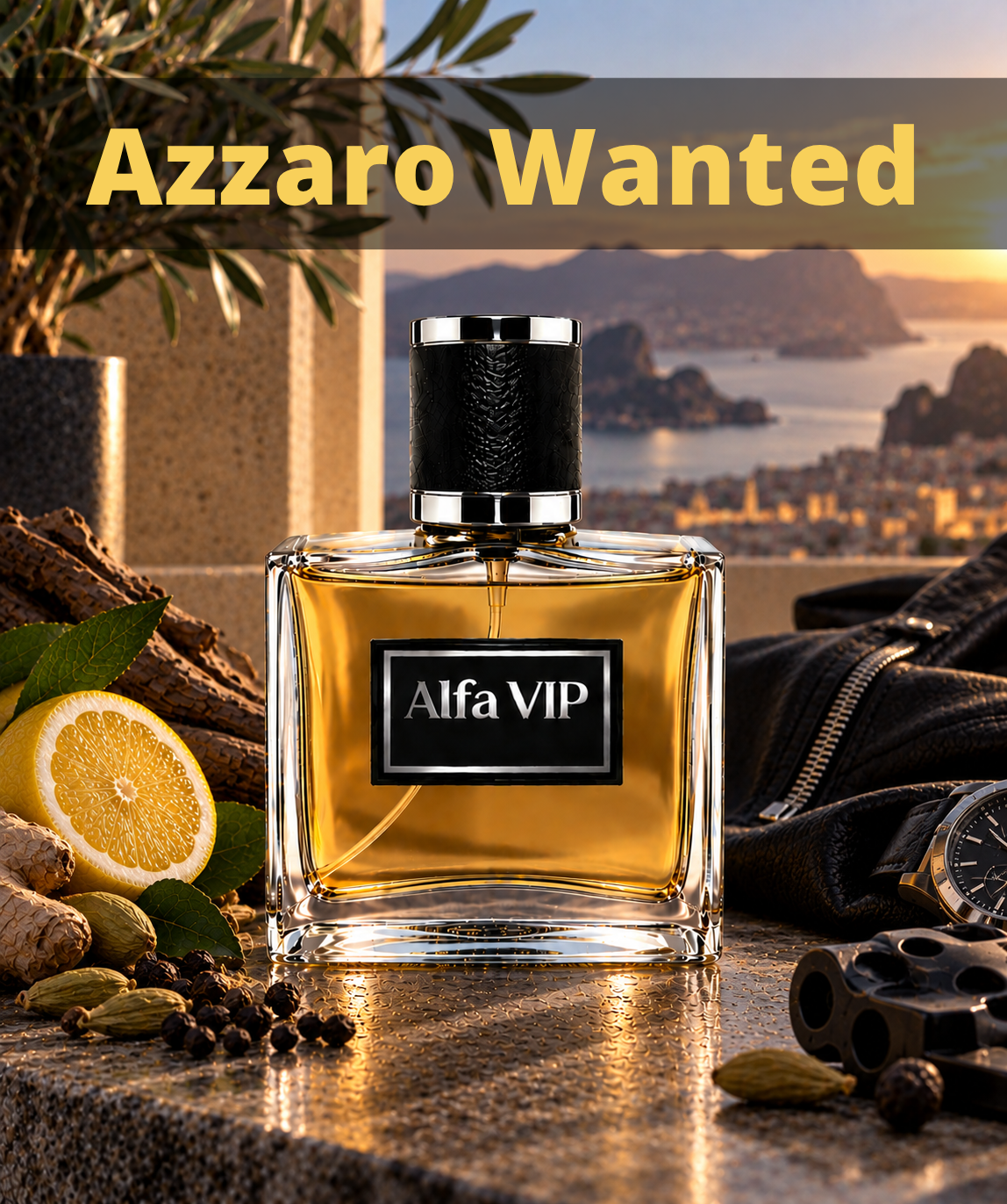 Perfume Contratipo Inspirado no Azzaro Wanted Alfa VIP Z900 zullit