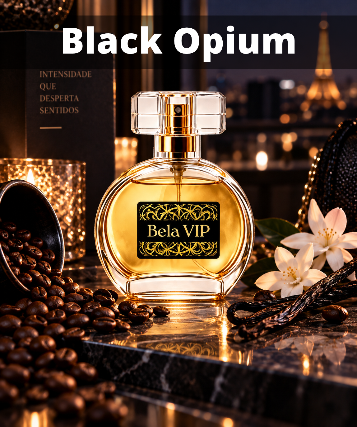 Perfume Contratipo Inspirado no Black Opium Bela VIP Z205 zullit