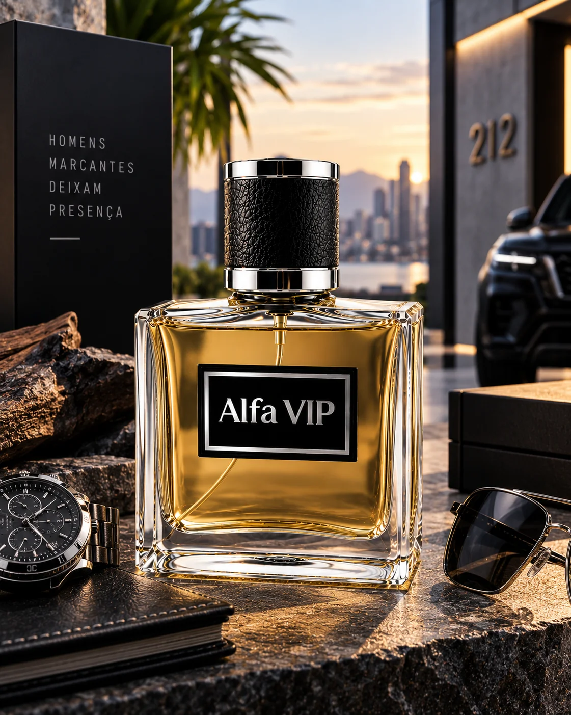 Perfume Contratipo Inspirado no Black XS Alfa VIP Z856