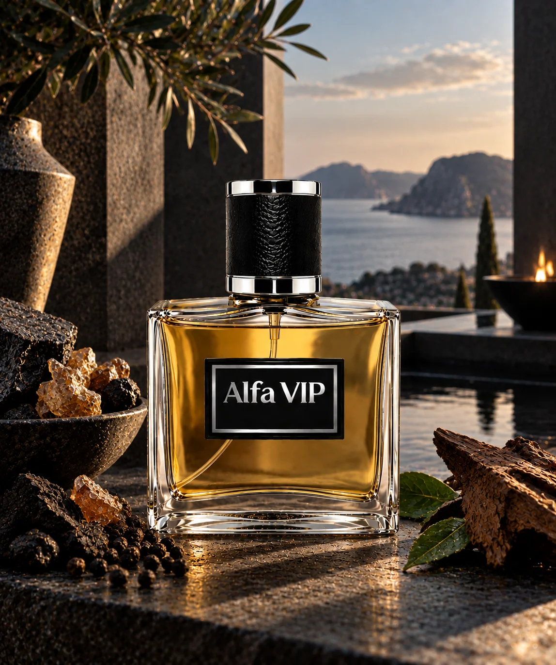 Perfume Contratipo Inspirado no Bvlgari In Black Alfa VIP Z877