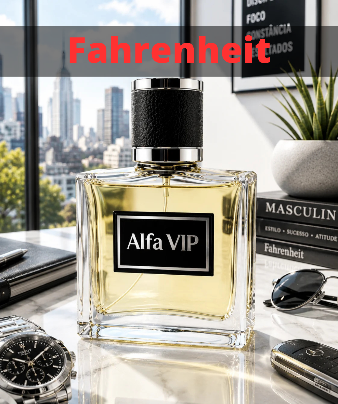 Perfume Contratipo Inspirado no Fahrenheit Alfa VIP Z845 zullit