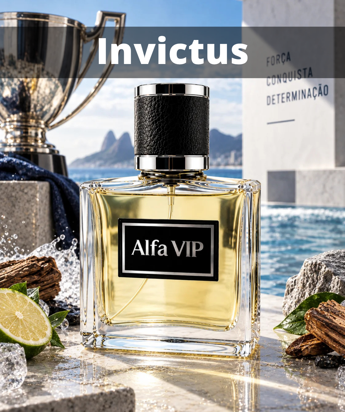 Perfume Contratipo Inspirado no Invictus Alfa VIP Z736 zullit