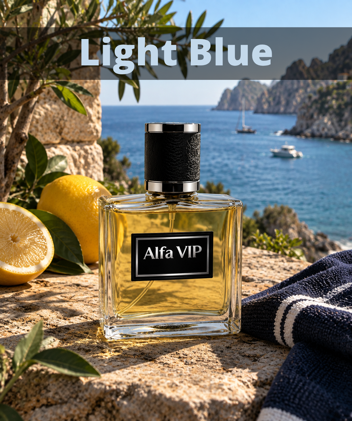 Perfume Contratipo Inspirado no Light Blue Masculino Alfa VIP Z610 zullit