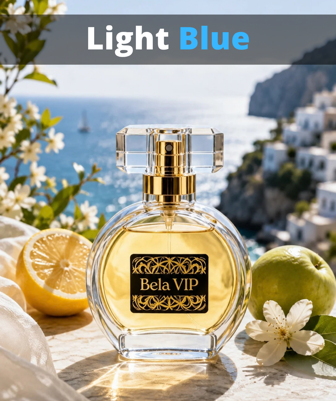 Perfume Contratipo Inspirado no Light Blue Bela VIP Z550 zullit