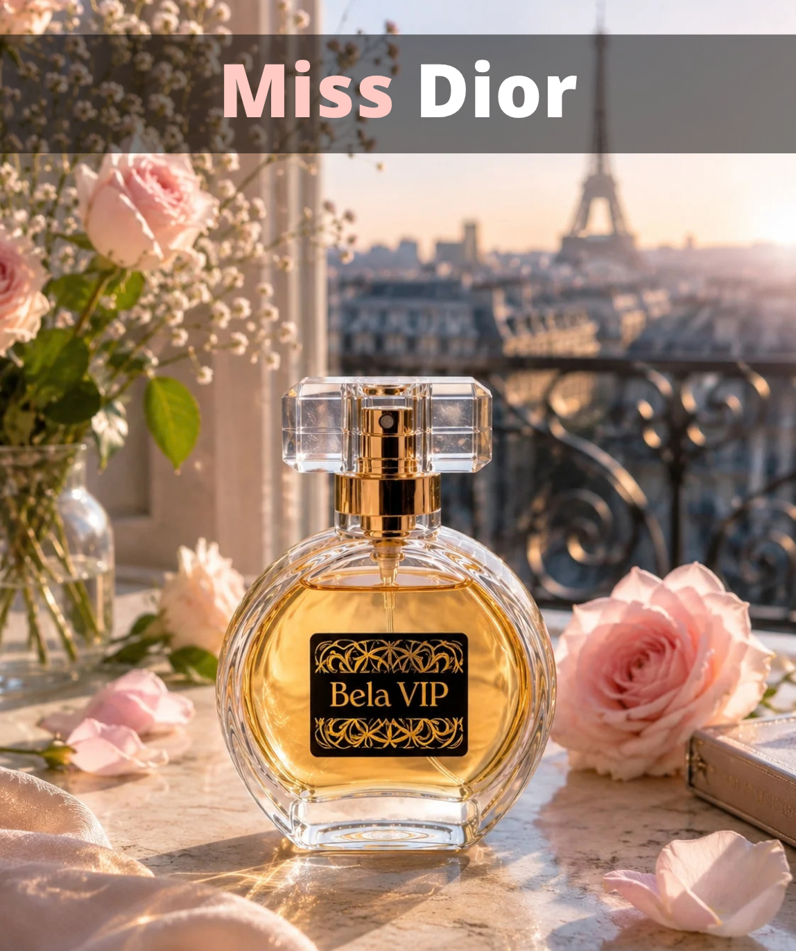 Perfume Contratipo Inspirado no Miss Dior Bela VIP Z019 zullit