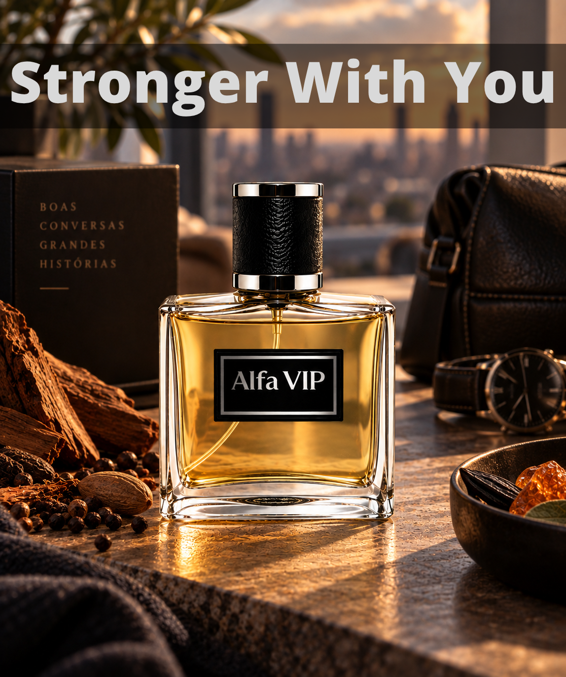 Perfume Contratipo Inspirado no Stronger With You Alfa VIP Z707 zullit
