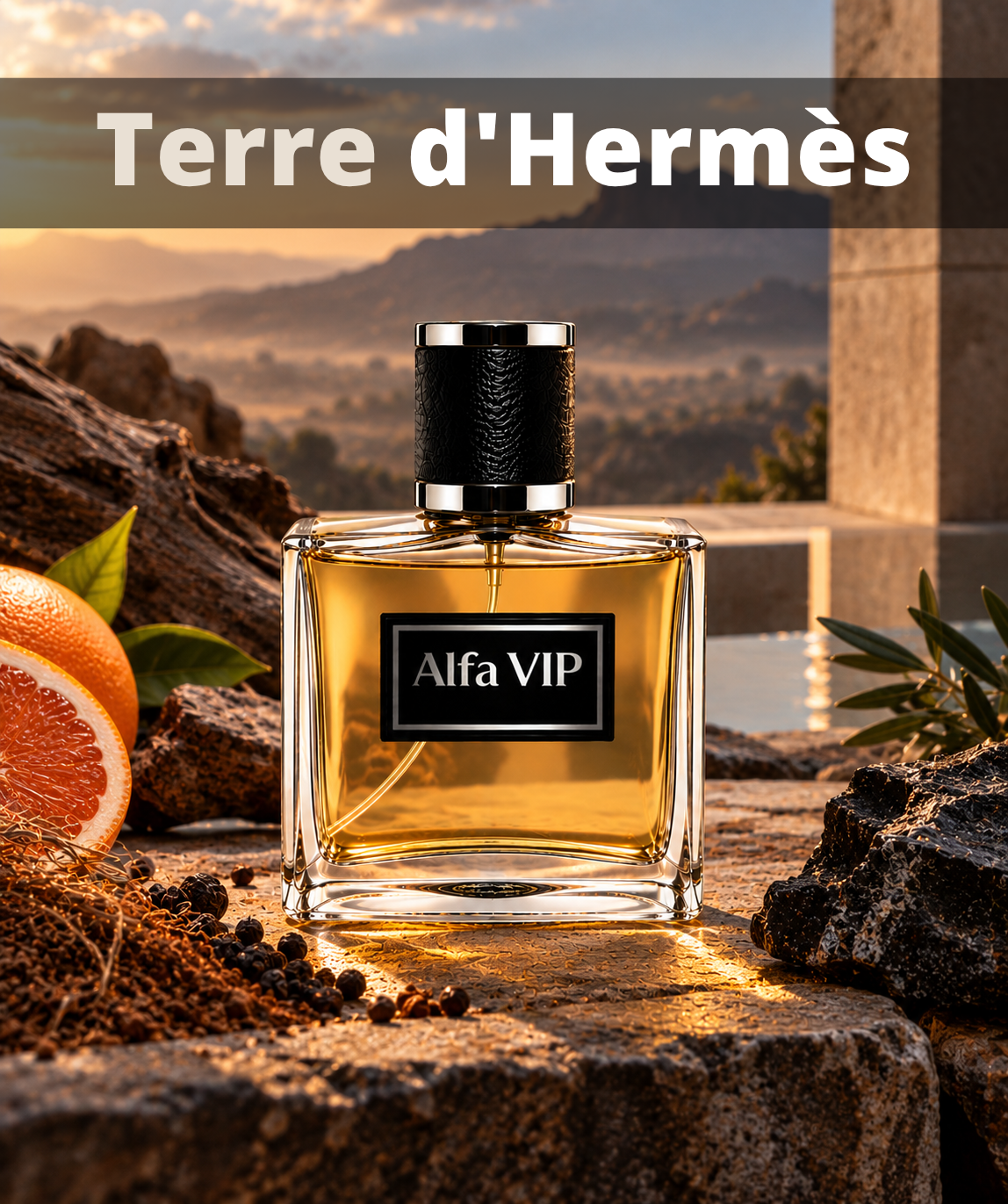 Perfume Contratipo Inspirado no Terre d'Hermès Alfa VIP Z685 zullit