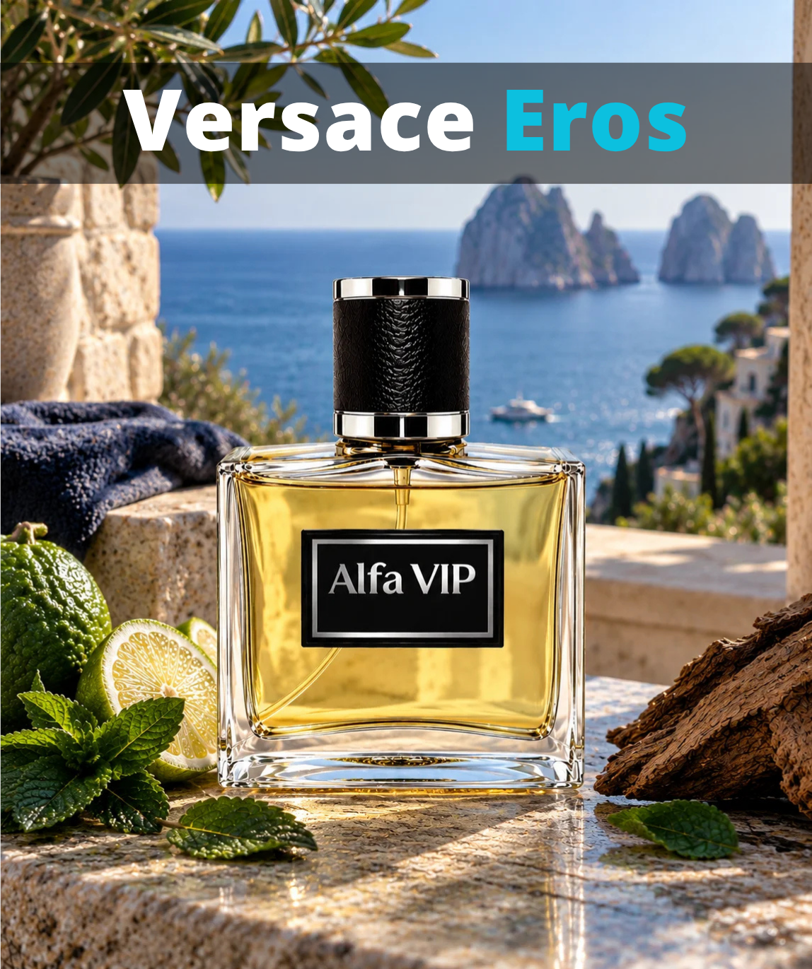 Perfume Contratipo Inspirado no Versace Eros Alfa VIP Z827 zullit